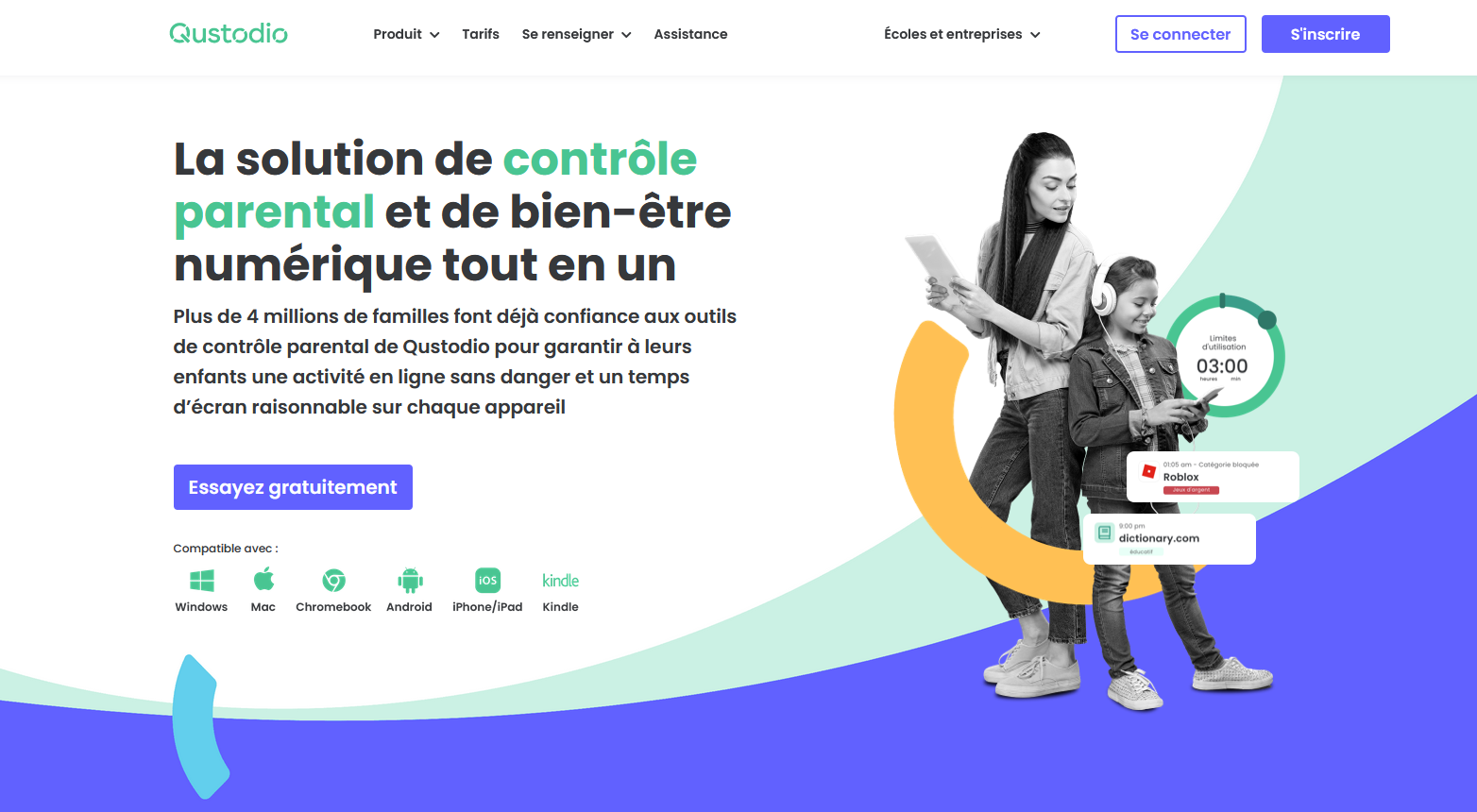 Avis Qustodio : Le meilleur logiciel de contrôle parental